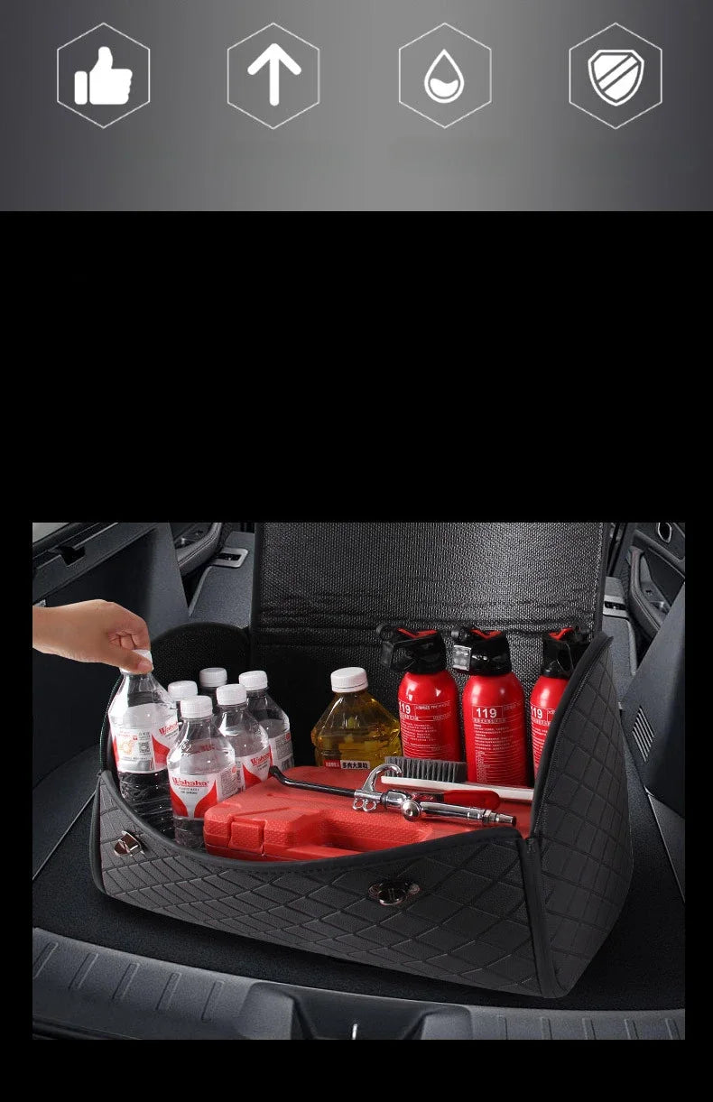Foldable Leather Boot Box