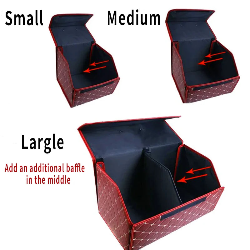 Large Leather Boot Box