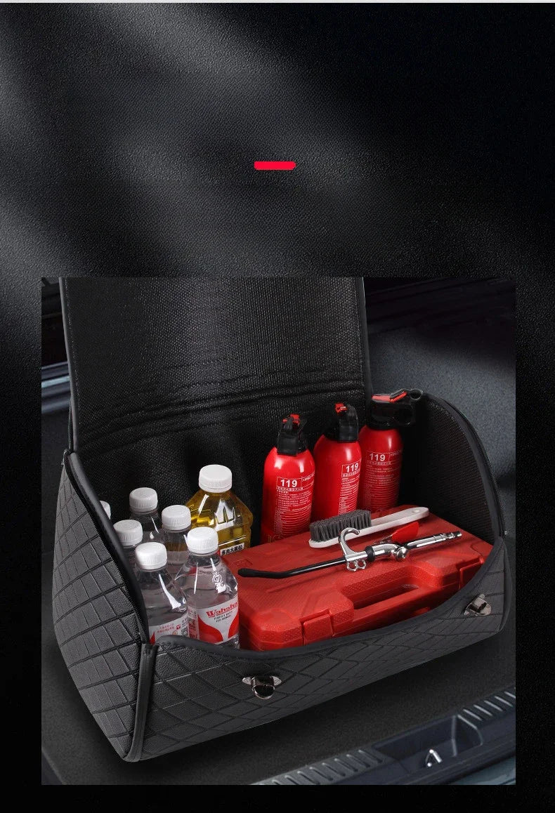 Foldable Leather Boot Box
