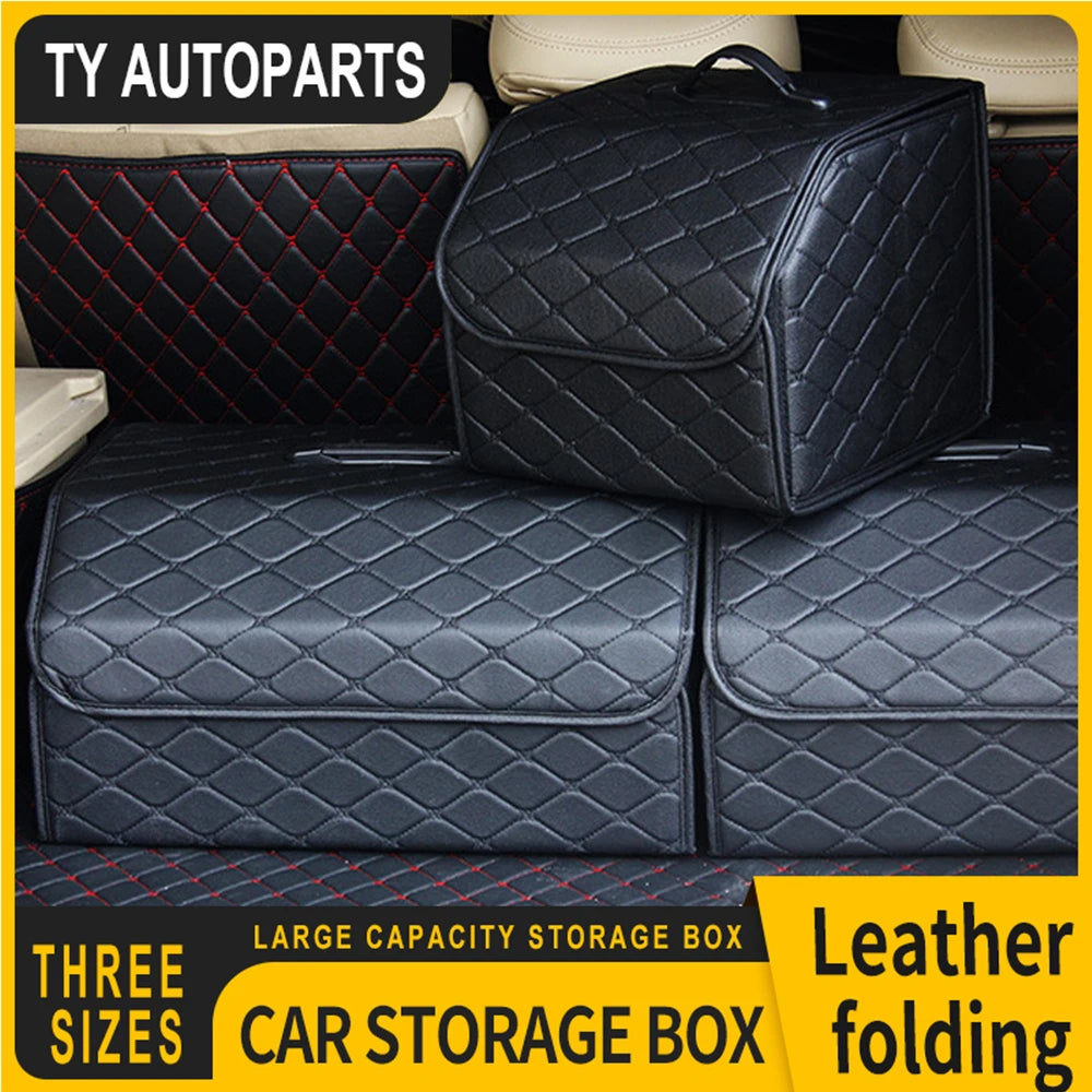 Large Leather Boot Box