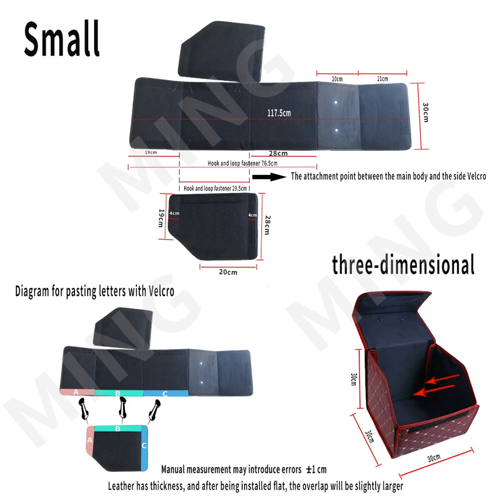 Large Leather Boot Box